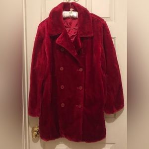 Virginia Slim Vintage 90’s Red Fuchsias Coat
